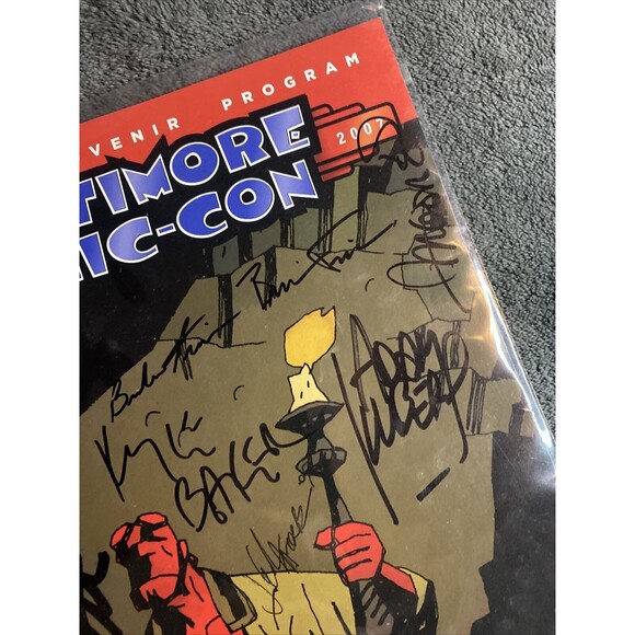2007 Baltimore 8th Annual Comic-Con Souvenir Program 10 SIGNATURES Cover Booklet - Picture 2 of 5
